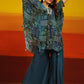 Premium Stylish Printed Muslin Cord Set Kaftan Style