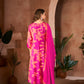Women Pure Muslin Digital Printed Hand Work Salwar Kameez