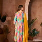 Women Pure Muslin Digital Printed Hand Work Anarkali Suit