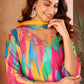 Women Pure Muslin Digital Printed Hand Work Anarkali Suit