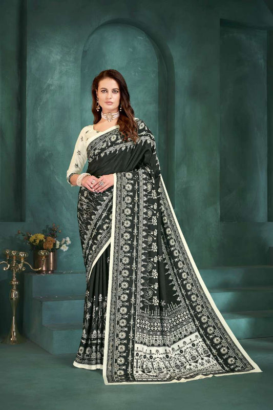 GRACE – Regal Charm in Black & White Foil Fantasy