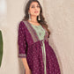 Women Foli Print Cotton Kurtis