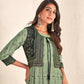 Women Foli Printed Cotton Kurtis