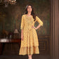 Women Foli Printed Cotton Kurtis