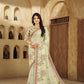 AASEA Elegant Royal Rajwadi Foil Print Saree in Crepe Silk