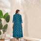 Women Foli Print Cotton Kurtis