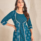 Women Foli Print Cotton Kurtis