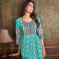 Women Foli Printed Cotton Kurtis