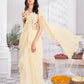 Premium Satin Silk & Fancy Fabric Embroidery & Hand Work Fancy Drape Saree & Choli