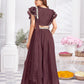 Premium Shimmer Georgette & Fancy Fabric Embroidery & Hand Work Fancy Crop Top/Sharara & Choli