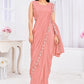 Premium Georgette Embroidery & Hand Work Fancy Drape Saree /Saree & jacket Choli