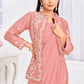 Premium Georgette Embroidery & Hand Work Fancy Drape Saree /Saree & jacket Choli
