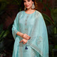 Premium Natural Viscose Jacquard Butti And Hand Work Salwar/Kameez/Dupatta/3 Pcs Set