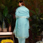 Premium Natural Viscose Jacquard Butti And Hand Work Salwar/Kameez/Dupatta/3 Pcs Set
