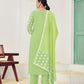 Premium Natural Viscose Jacquard Butti And Hand Work Salwar/Kameez/Dupatta/3 Pcs Set (Copy)