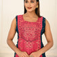 2 Layered Inner Cotton And Outward Jacket Chanderi Kurti - jivora