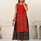 2 Layered Inner Cotton And Outward Jacket Chanderi Kurti - jivora