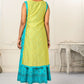 2 Layered Inner Cotton And Outward Jacket Chanderi Kurti - jivora