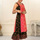 2 Layered Inner Cotton And Outward Jacket Chanderi Kurti - jivora