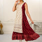 2 Layered Inner Cotton And Outward Jacket Chanderi Kurti - jivora