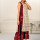 2 Layered Inner Cotton And Outward Jacket Chanderi Kurti - jivora