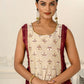 2 Layered Inner Cotton And Outward Jacket Chanderi Kurti - jivora