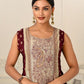 2 Layered Inner Cotton And Outward Jacket Chanderi Kurti - jivora