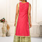 2 Layered Inner Cotton And Outward Jacket Chanderi Kurti - jivora