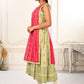 2 Layered Inner Cotton And Outward Jacket Chanderi Kurti - jivora