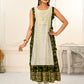 2 Layered Inner Cotton And Outward Jacket Chanderi Kurti - jivora