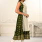 2 Layered Inner Cotton And Outward Jacket Chanderi Kurti - jivora