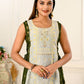 2 Layered Inner Cotton And Outward Jacket Chanderi Kurti - jivora