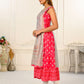 2 Layered Inner Cotton And Outward Jacket Chanderi Kurti - jivora