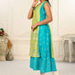 2 Layered Inner Cotton And Outward Jacket Chanderi Kurti - jivora