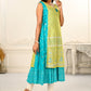 2 Layered Inner Cotton And Outward Jacket Chanderi Kurti - jivora