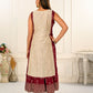 2 Layered Inner Cotton And Outward Jacket Chanderi Kurti - jivora