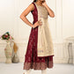 2 Layered Inner Cotton And Outward Jacket Chanderi Kurti - jivora