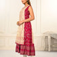 2 Layered Inner Cotton And Outward Jacket Chanderi Kurti - jivora