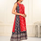 2 Layered Inner Cotton And Outward Jacket Chanderi Kurti - jivora