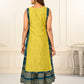 2 Layered Inner Cotton And Outward Jacket Chanderi Kurti - jivora