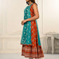 2 Layered Inner Cotton And Outward Jacket Chanderi Kurti - jivora