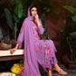 Premium Pure Muslin Fabric Santoon Bottom Chiffon  Dupatta Digital Print With Hand Work/ Neck & Daman Embroidery Lace Work  Salwar Kameez Dupatta 3 Pcs Set