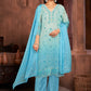 Premium Pure Muslin Fabric Santoon Bottom Chiffon Dupatta Digital Print With Hand Work/ Neck & Daman Embroidery Lace Work  Salwar Kameez Dupatta 3 Pcs Set
