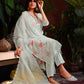 Premium Organza With Digital Print Pure Muslin Inner Santoon Bootom Oraganza Dupatta Embroidery and Sequins Daman & Neck Work With Hand Work Salwar Kameez Dupatta 3 Pcs Set