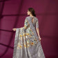 Pastel Peach Banarasi Silk Saree with Gold Zari – Graceful & Effortlessly Elegant