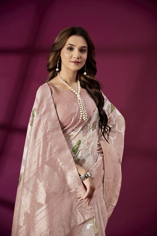 Wine Purple Banarasi Silk Saree with Gold Zari – Bold, Regal & Timeless