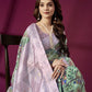 Champagne Gold Silk Saree with Woven Floral Patterns – For Luxe Celebrations