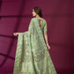 Rose Tissue Silk Saree with Embossed Floral Motifs – Bridal & Festive Elegance