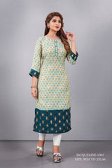 Natural Silk High Definition Digital Printed Kurtis With Subtle Jacquard Weaves Tissue Organza Kurti - jivora