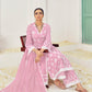 Premium Pure Cotton Fabric & Bottom Oraganza Dupatta Embroidery & Shilpi Work Salwar Kameez Dupatta 3 Pcs Set